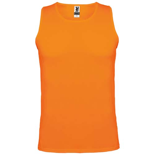 Débardeur sport Enfant personnalisé Andre ROLY orange fluo